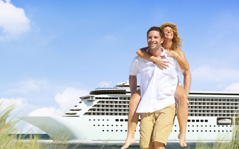 Couple Beach Cruise Vacation Holiday Leisure Summer Concept